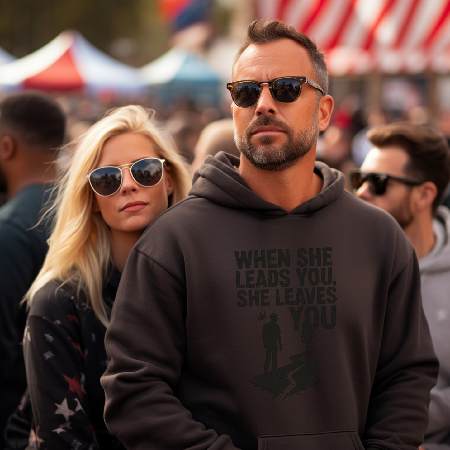 When She Leads You She Leaves You Hoodie product type