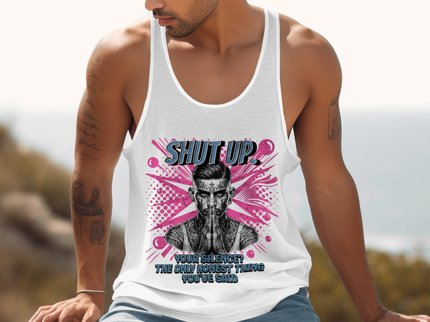 Shut Up Your Silence Is Honest Tank Top product type