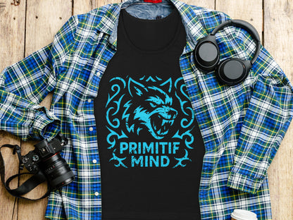 Primitif Mind Wolf Graphic Tee Cool Casual Shirt product