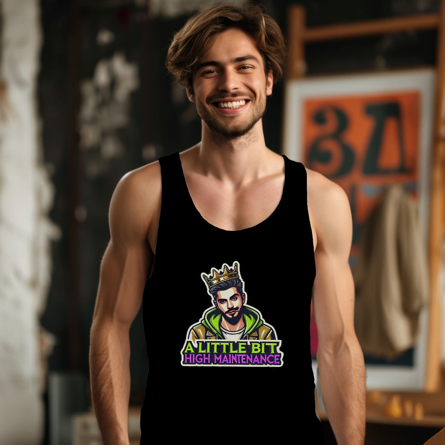 A Little Bit High Maintenance Graphic Tank product