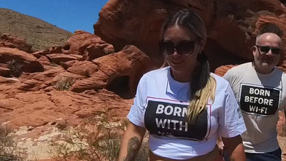 BORN BEFORE WI-FI | Funny Retro Graphic Tee | Gen X & Millennial Streetwear