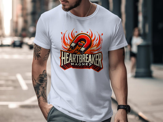 Eye-catching Heartbreaker Magnet Design T-shirt product