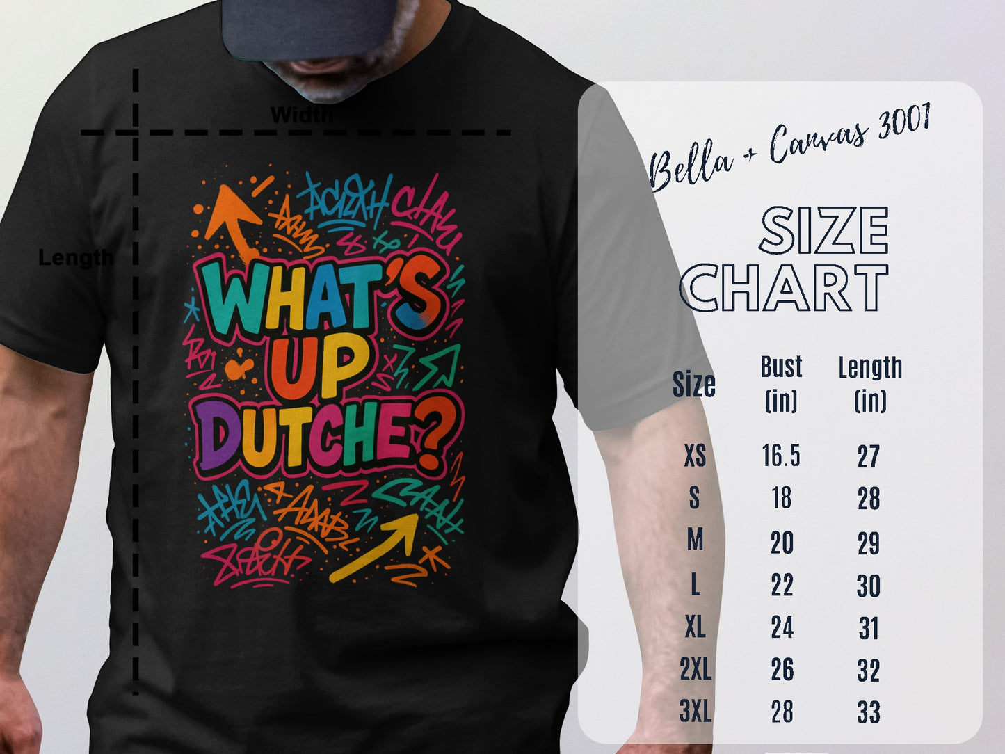 Bright What's Up Dutch Graphic Print T-shirt product