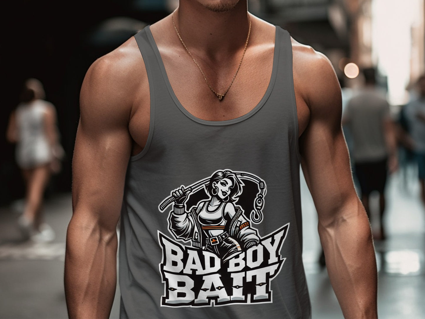 Bad Boy Bait Graphic Tank Top product type
