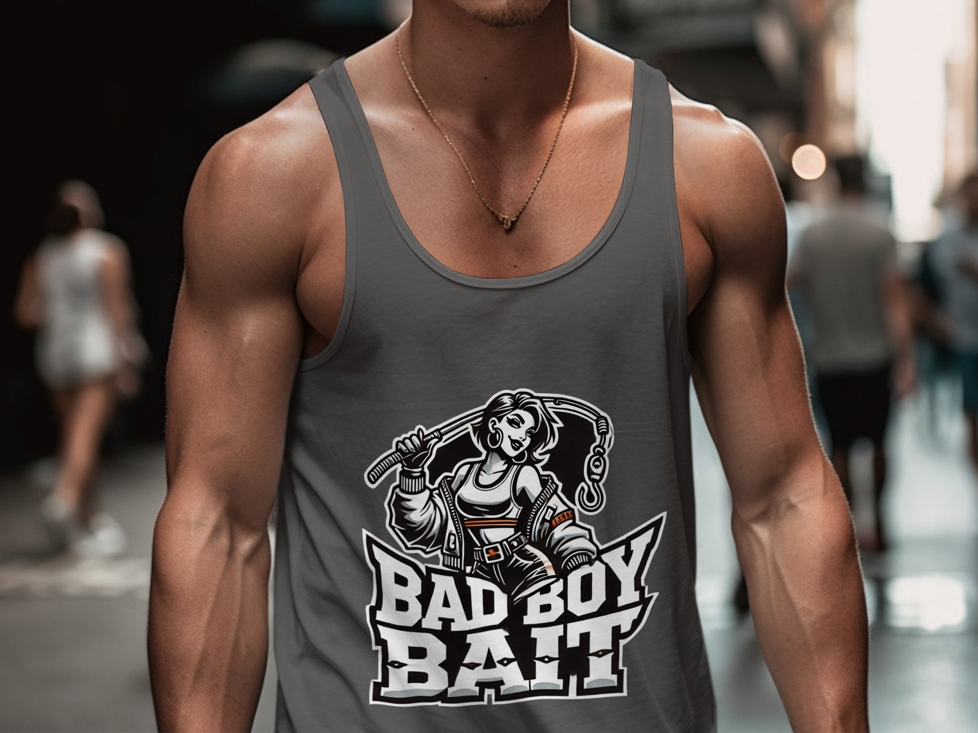 Bad Boy Bait Graphic Tank Top product type