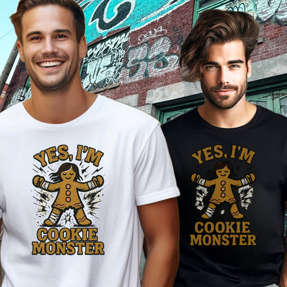 Yes I'm Cookie Monster Graphic Tee Shirt product type