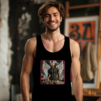 Stylish Guardian Angel Graphic Design Tank Top Product