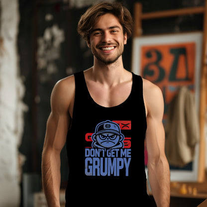 Don't Get Me Grumpy Printed Sleeveless Shirt Product