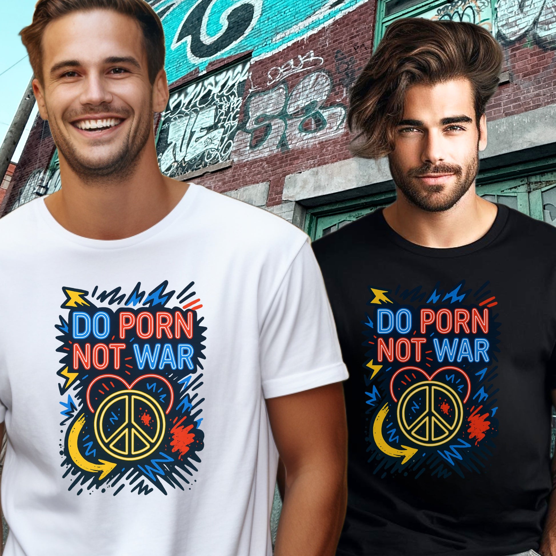 Statement Graphic Peace Symbol T-Shirt product