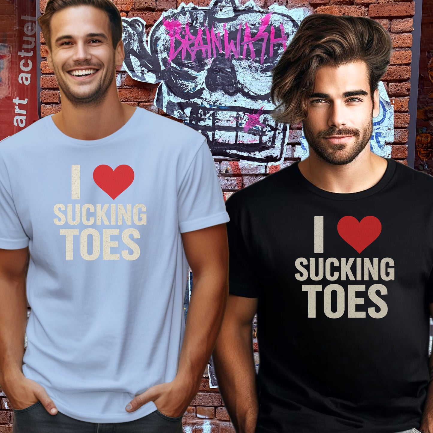 I Love Sucking Toes Graphic T-shirt product
