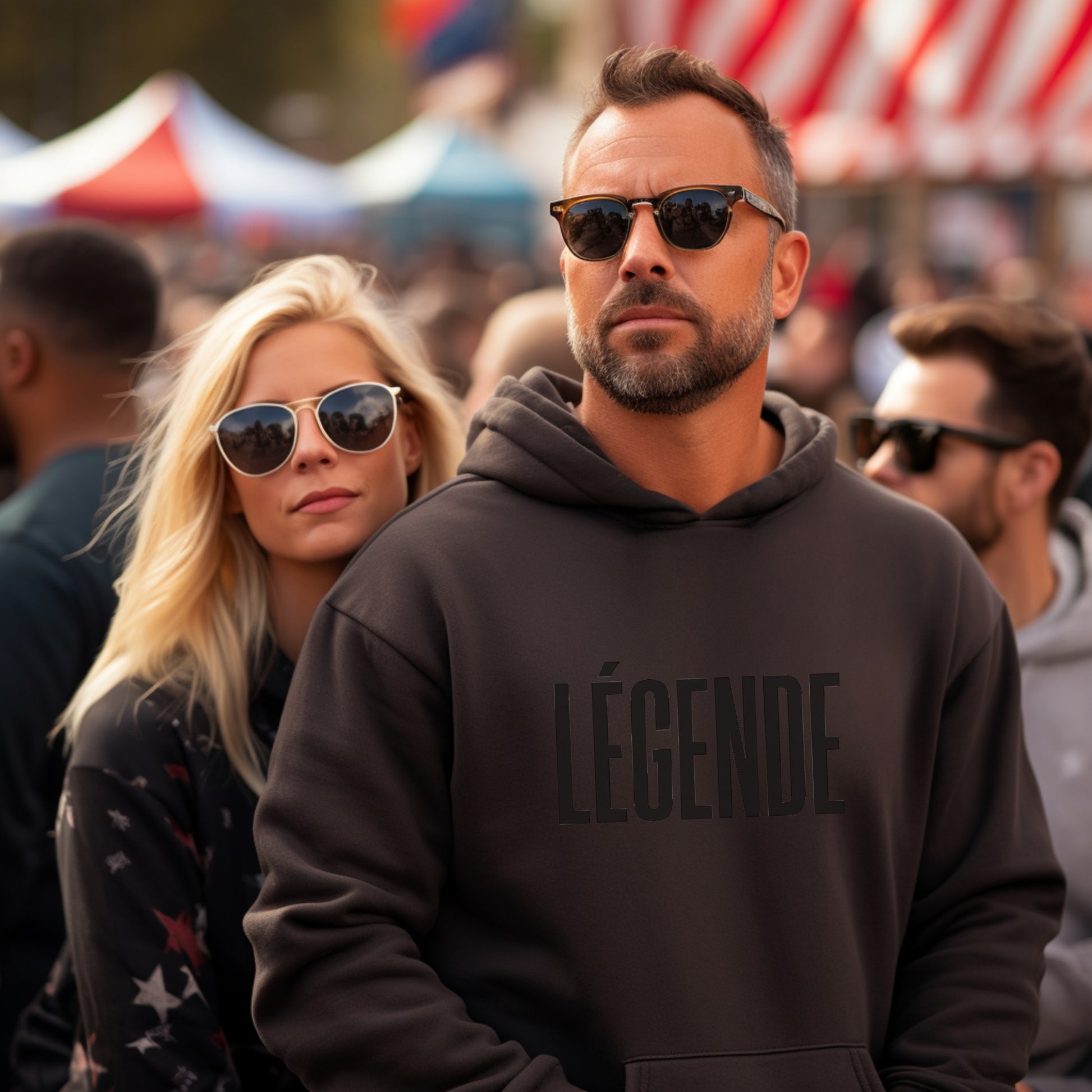 Stylish Urban Hoodie with LÉGENDE Design