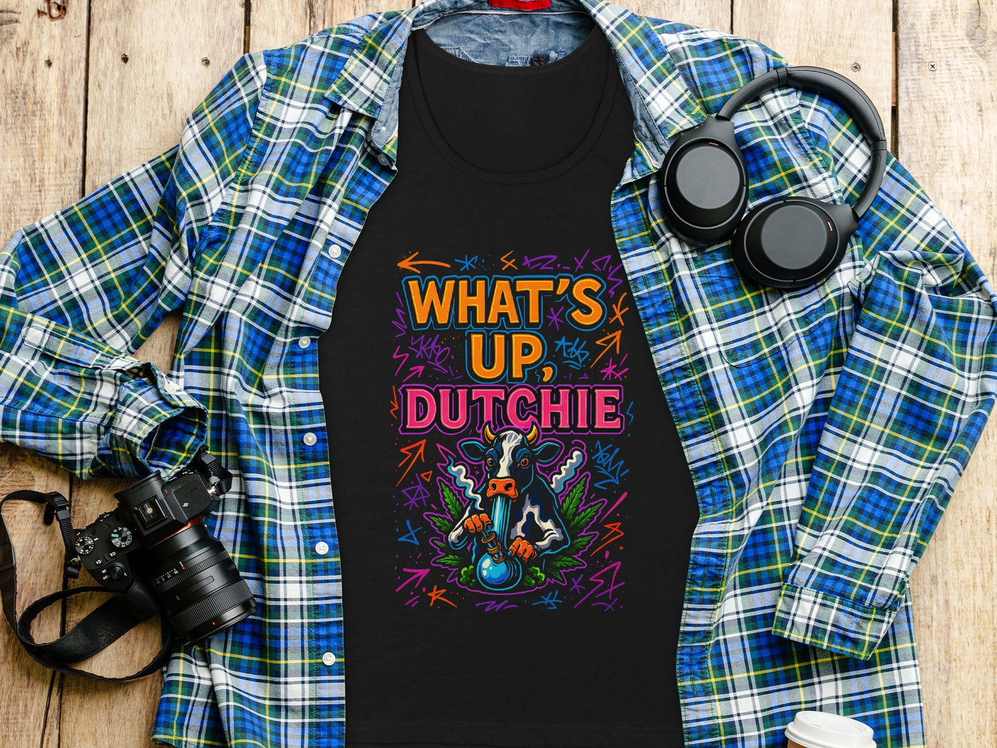 What's Up Dutchie Graphic T-Shirt Product Type