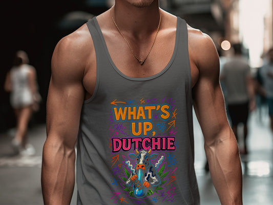 What's Up Dutchie Graphic Design Tank Top product type