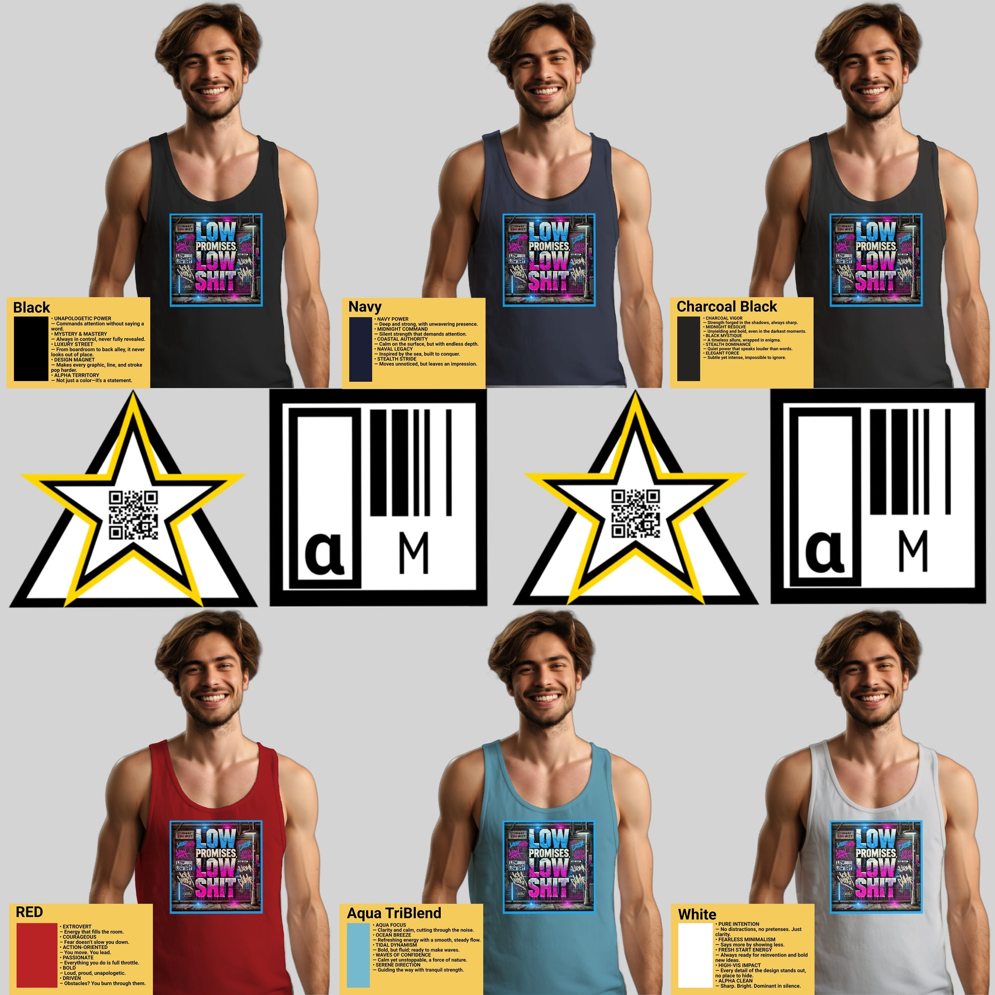 Low and Slow Awesome BBQ Themed Tank Top product