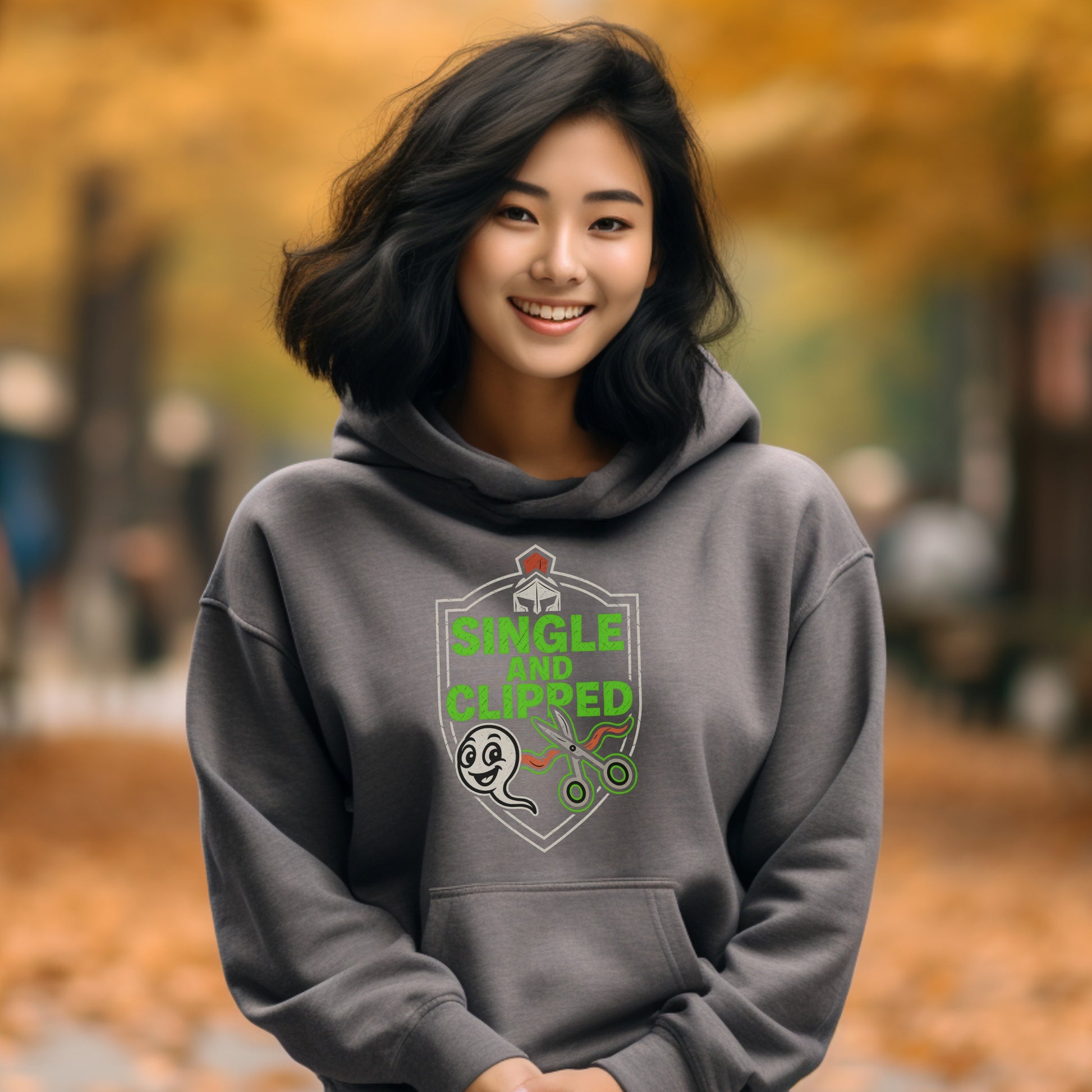 Single and Clipped Graphic Hoodie Product