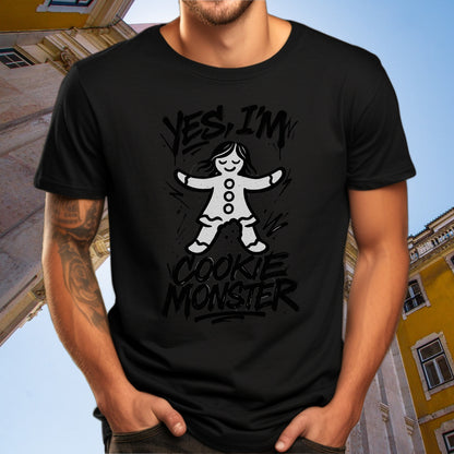 Yes I'm Cookie Monster Graphic Printed T-shirt product