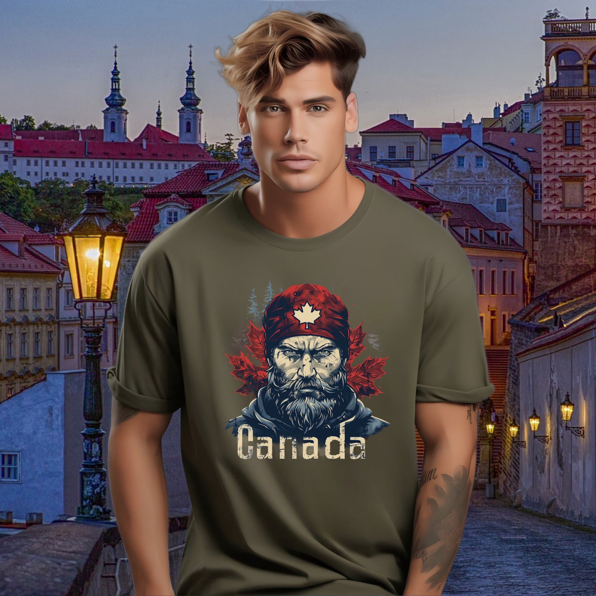 Canada Maple Leaf Design Graphic T-shirt product type