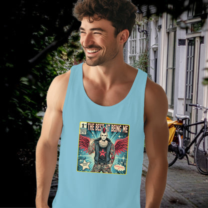 Best At Being Me Superhero Graphic tank top product type