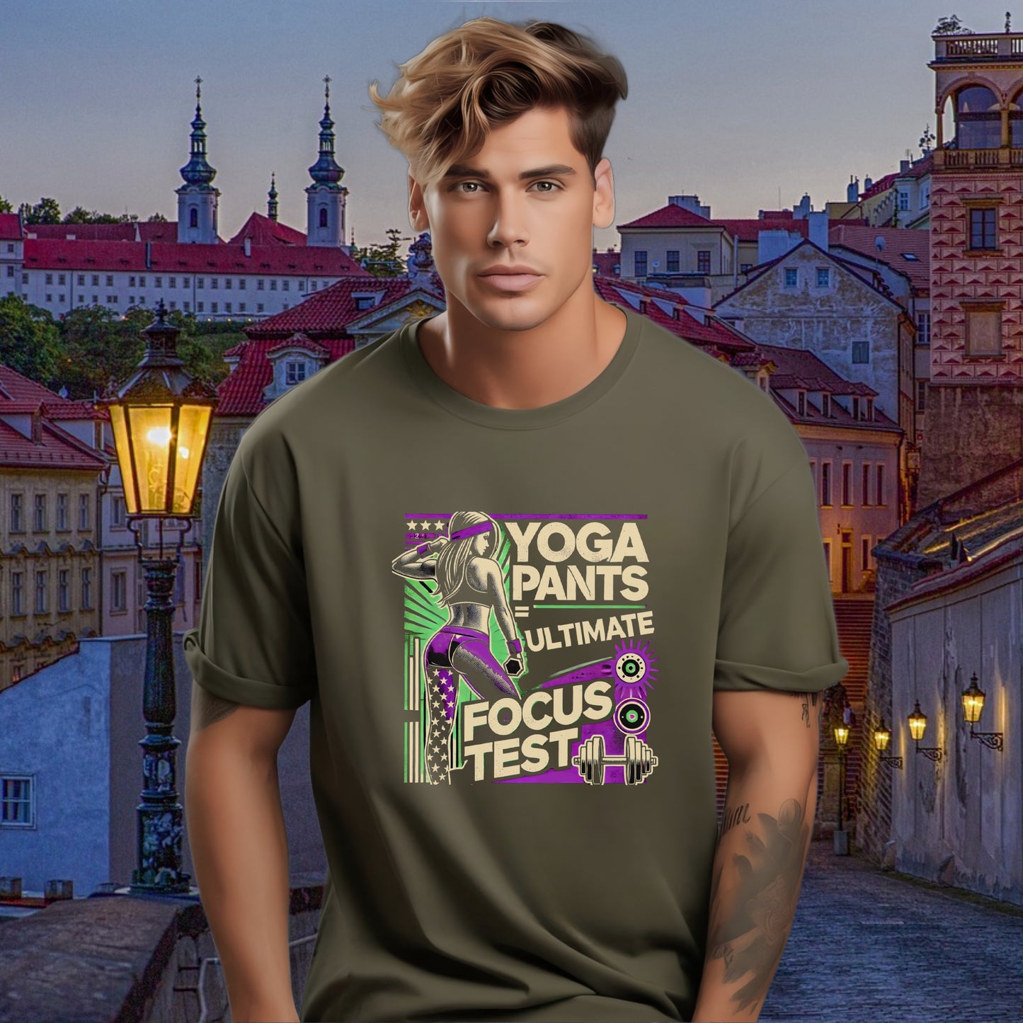 Yoga Pants Ultimate Focus Test T-Shirt product