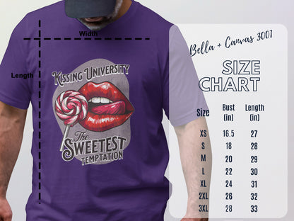 Kissing University The Sweetest Temptation shirt product