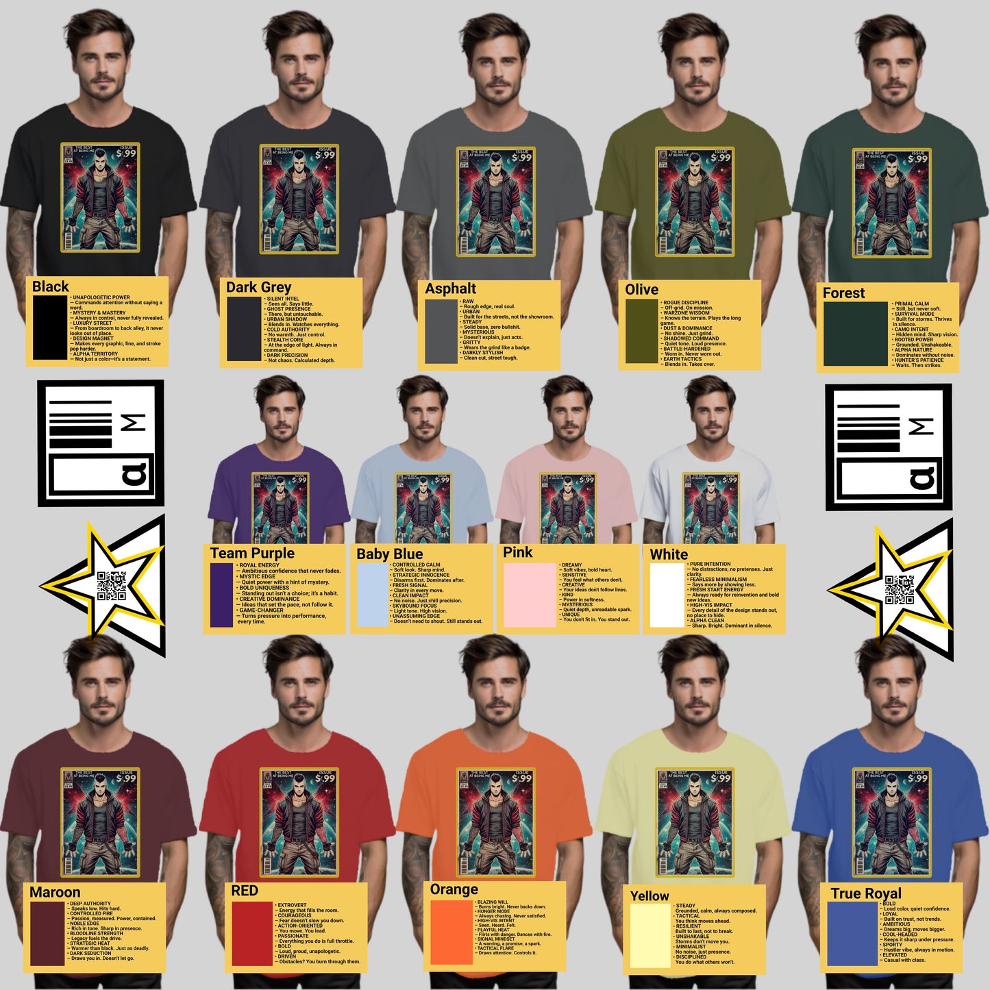 Men's Casual Short Sleeve Printed T-Shirt product