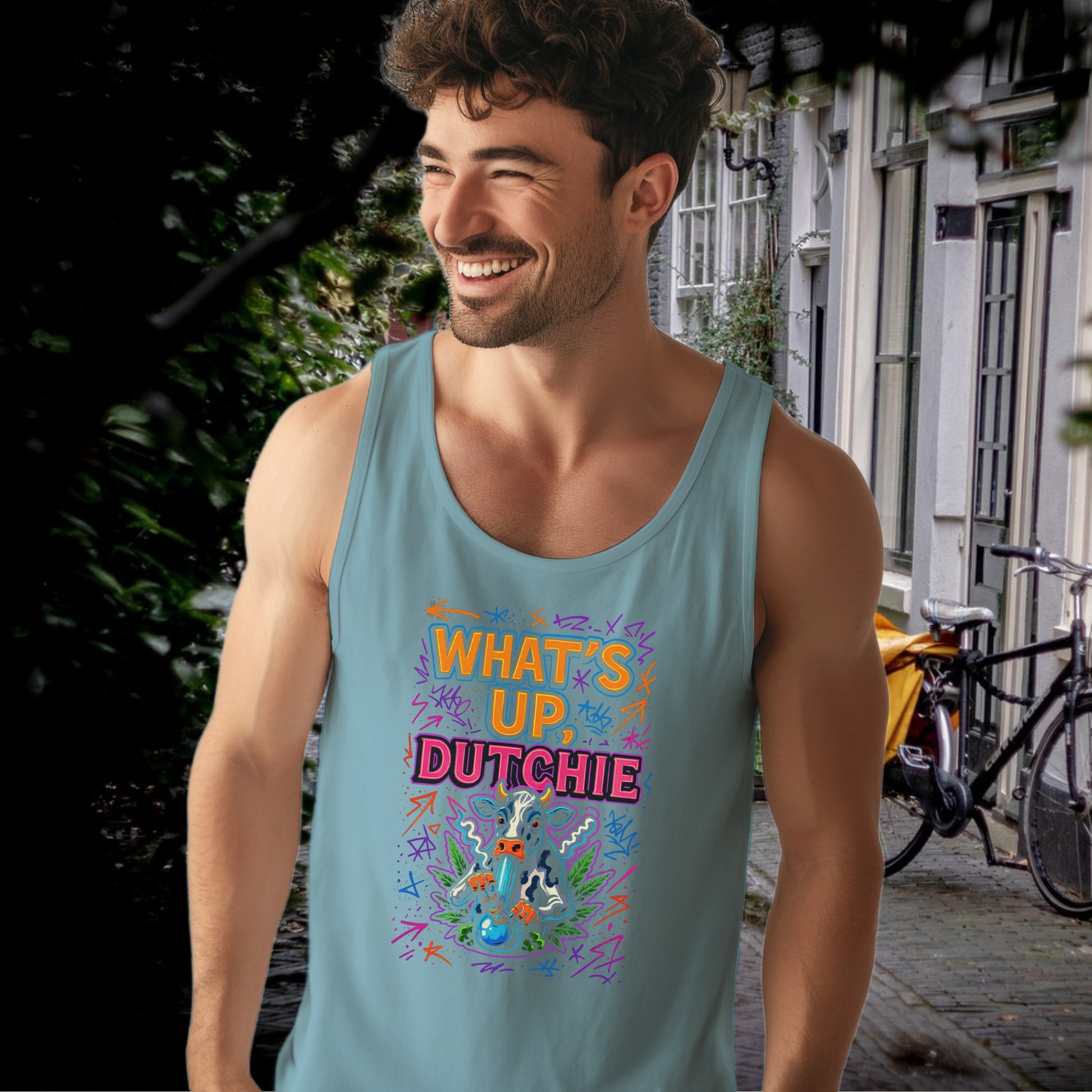 What's Up Dutchie Graphic Design Tank Top product