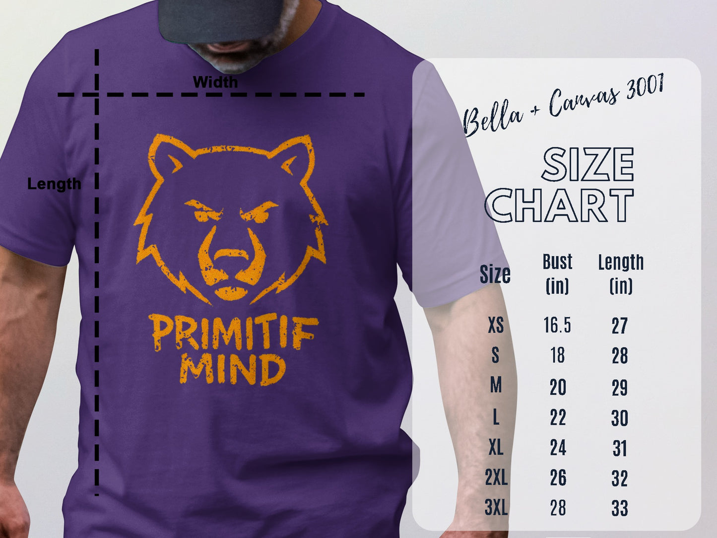 Primitif Mind Bear Graphic T-Shirt product type