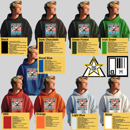 Squares Before Sweet Talk Style Hoodie Product