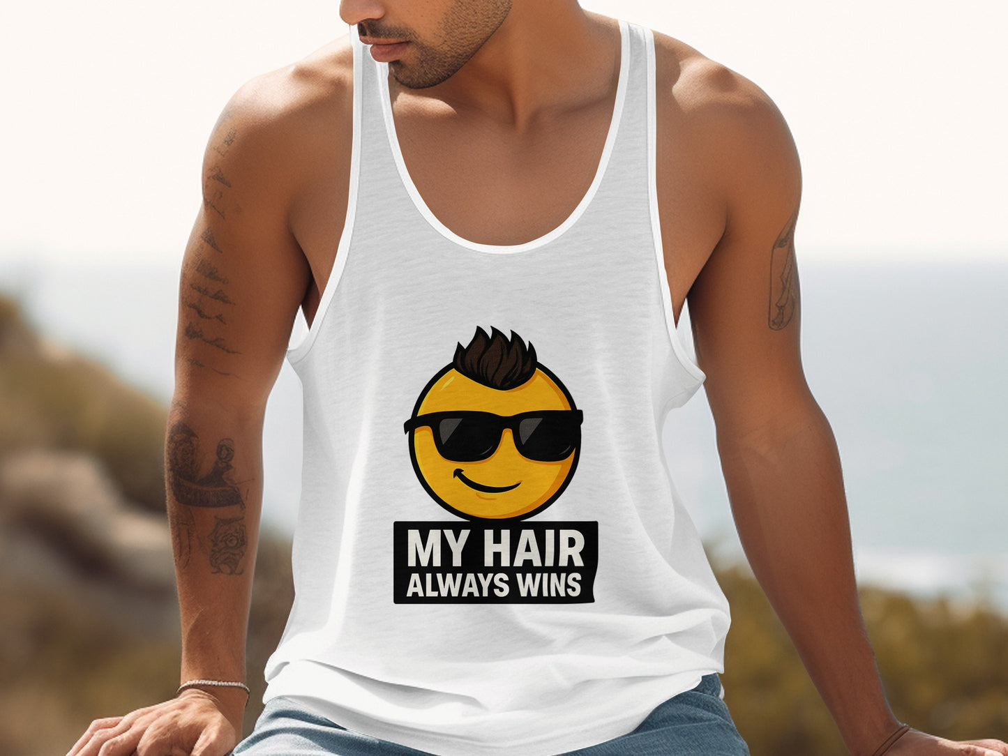 My Hair Always Wins Cool Cool Casual Tank product type