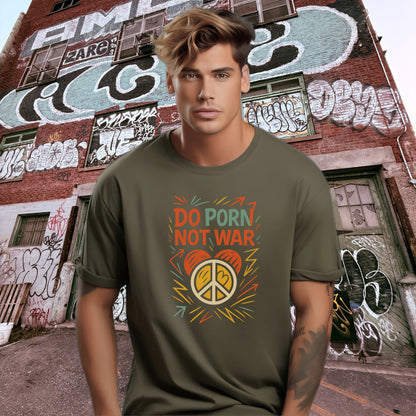 Do Porn Not War Peace Sign Fashionable Shirt product