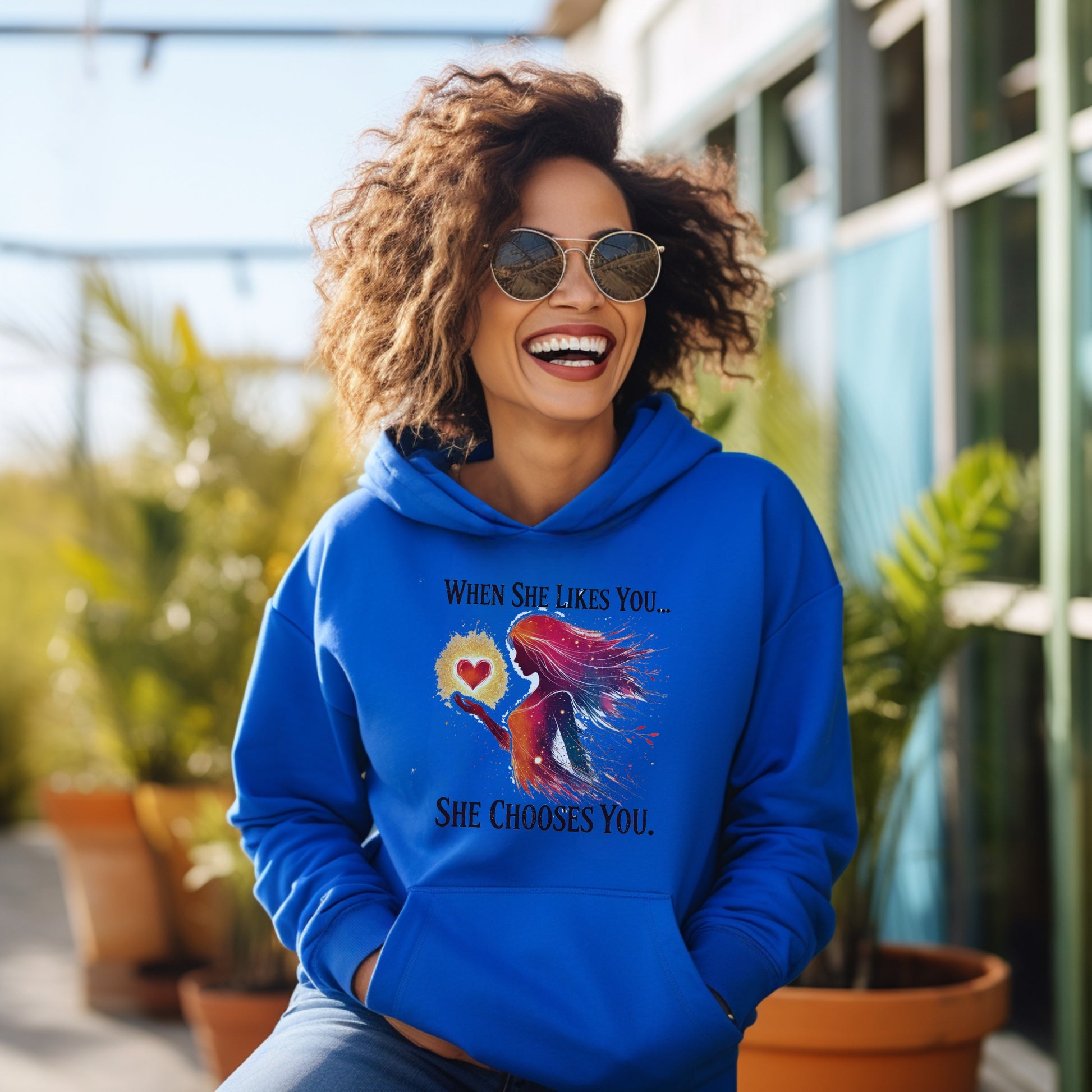When She Likes You She Chooses You hoodie product