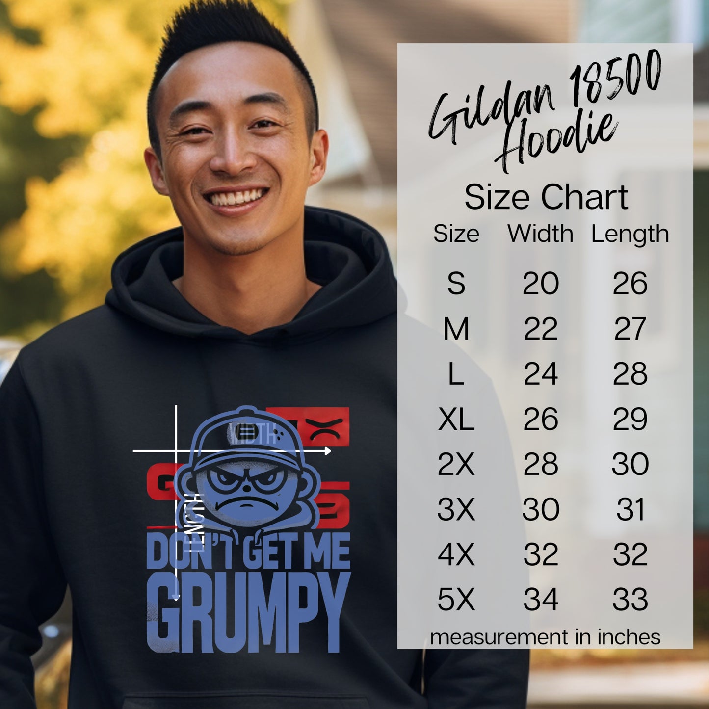 Don't Get Me Grumpy Gildan 18500 Hoodie product