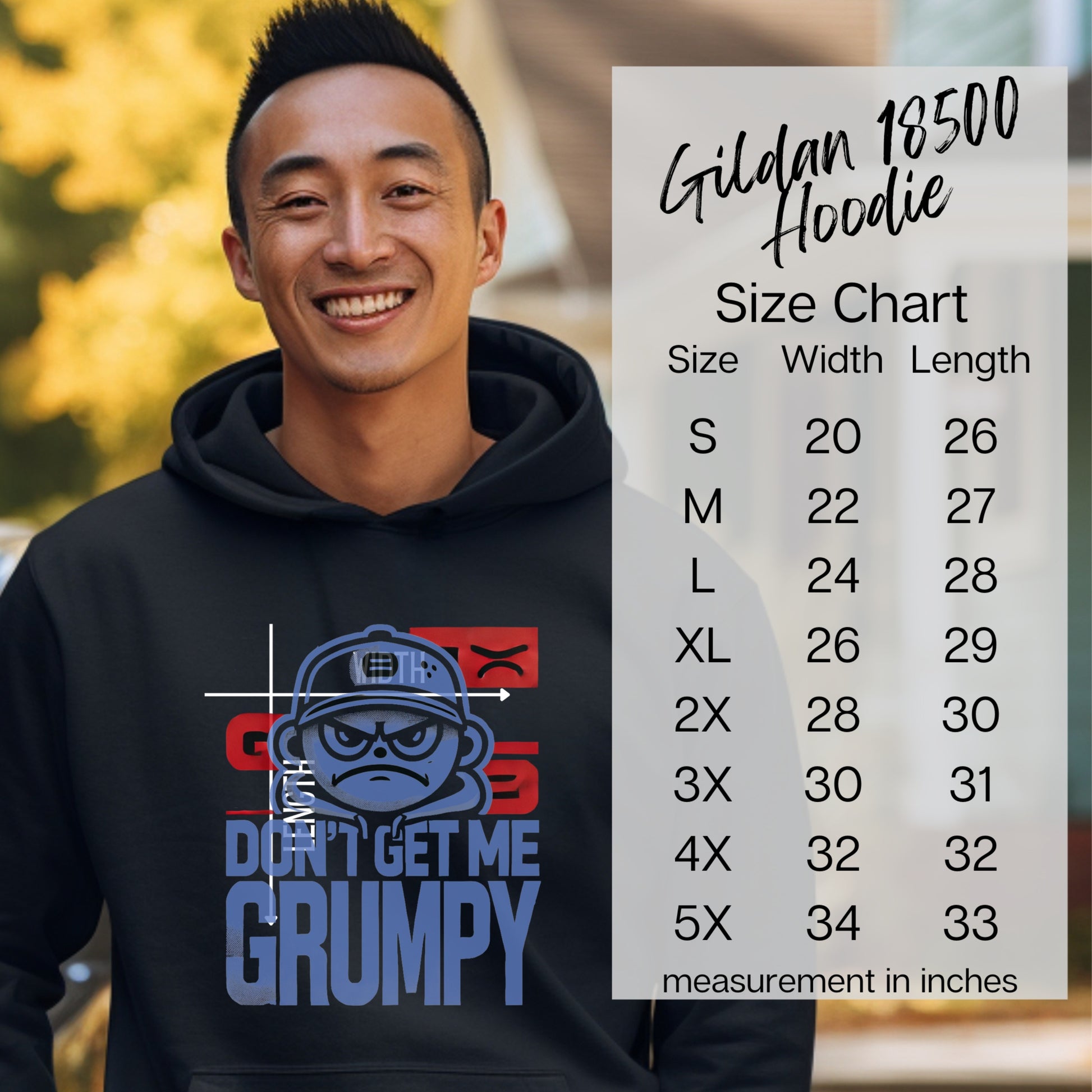 Don't Get Me Grumpy Gildan 18500 Hoodie product