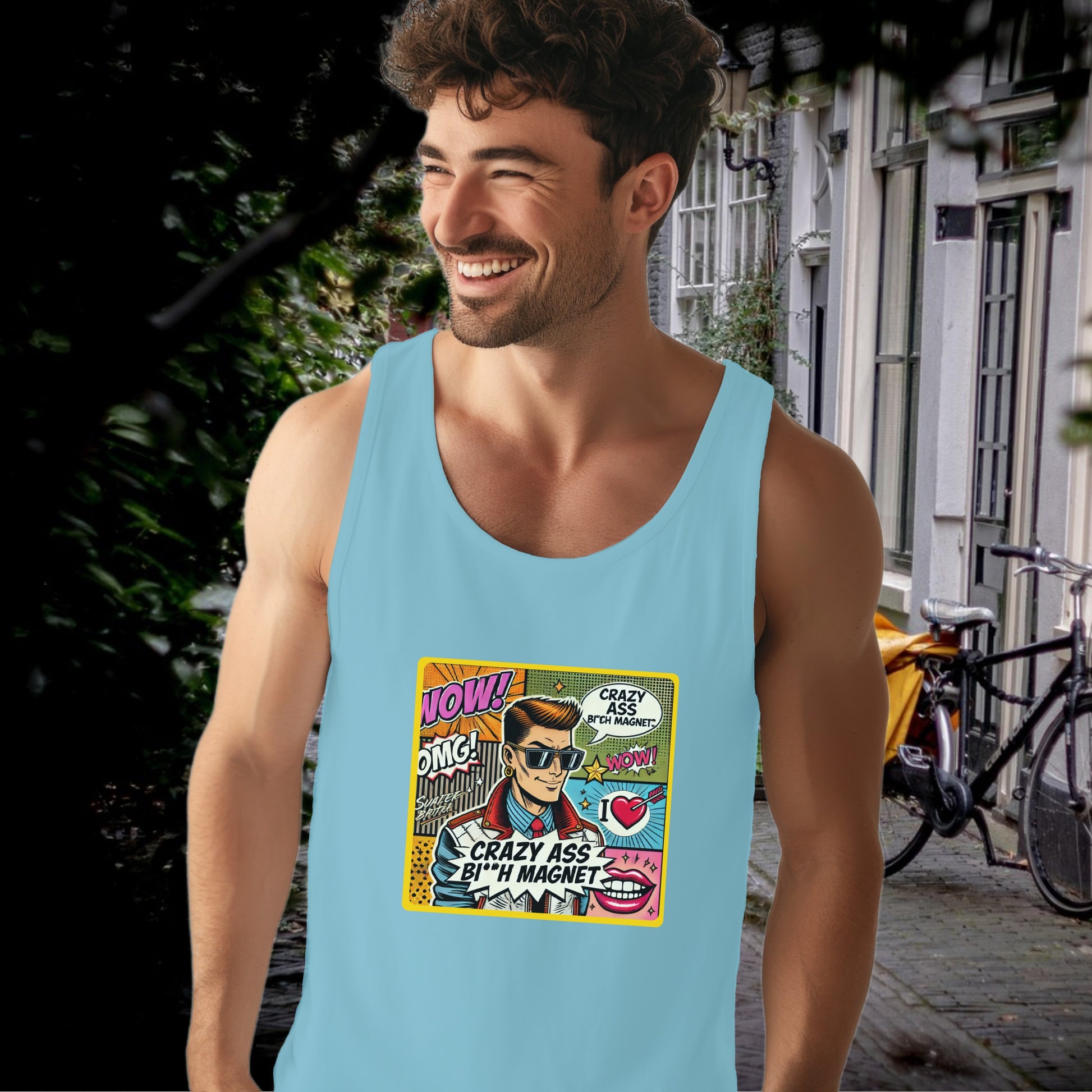 Crazy Ass Magnet Graphic Tank Top product type