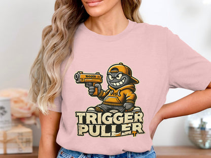 Trigger Puller Printed Design Graphic T-shirt product