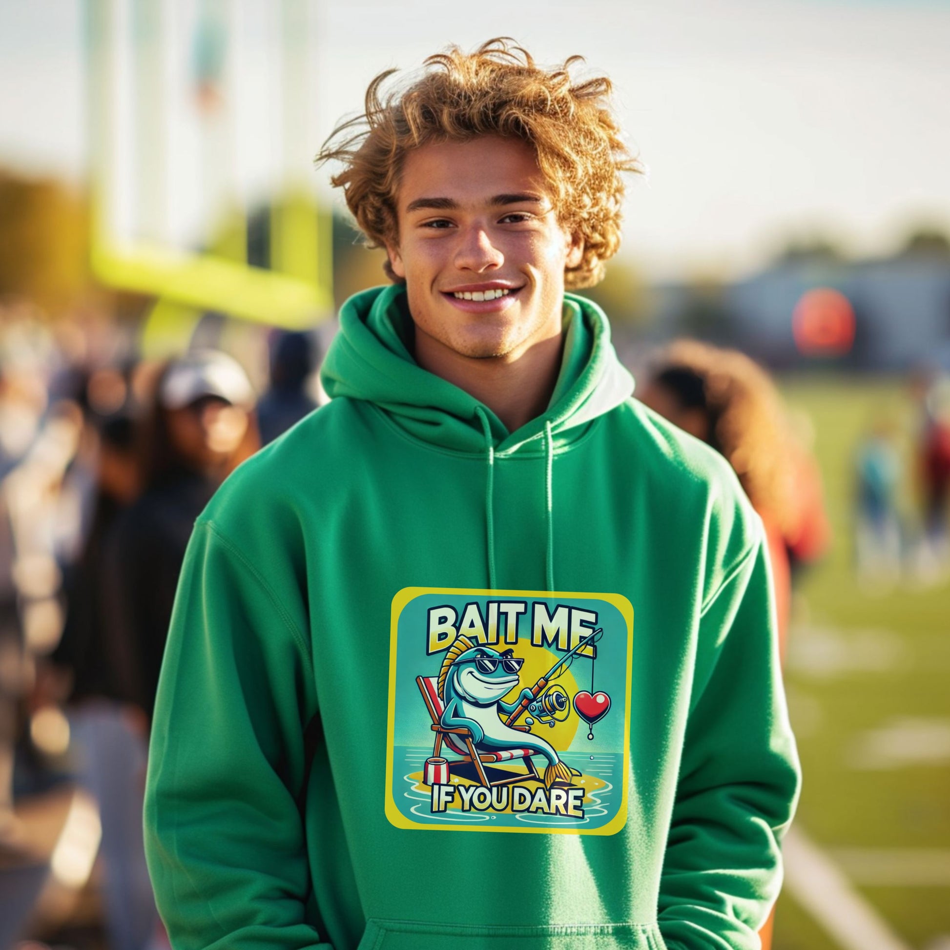 Bait Me If You Dare Graphic Hoodie Product