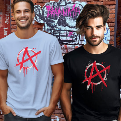 Artistic Anarchy Symbol Graphic Design T-Shirts