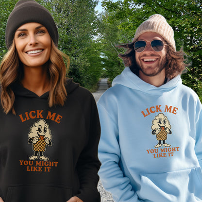 Lick Me You Might Like It Graphic Hoodie Product