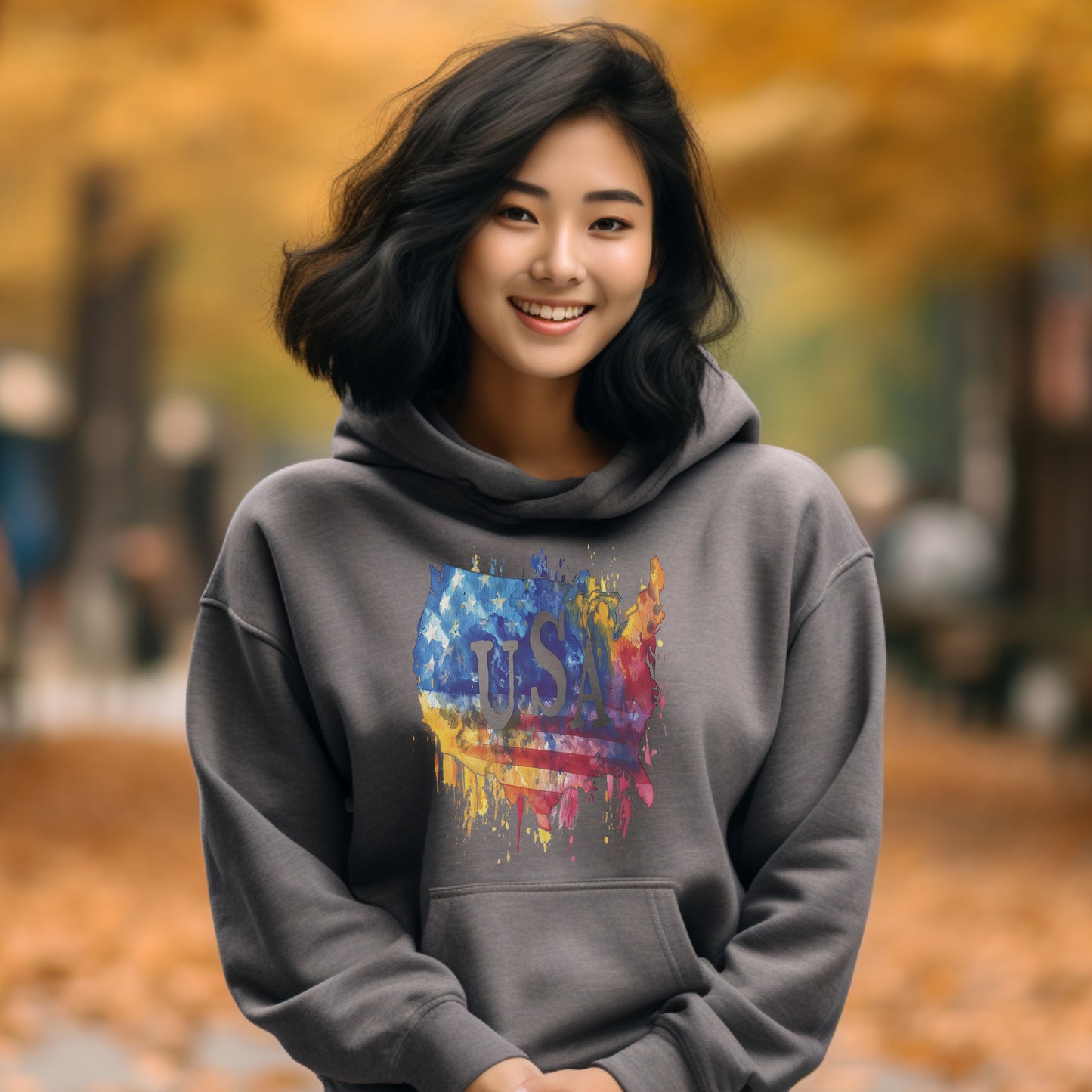 USA Graphic Hoodie for Casual Everyday Wear product