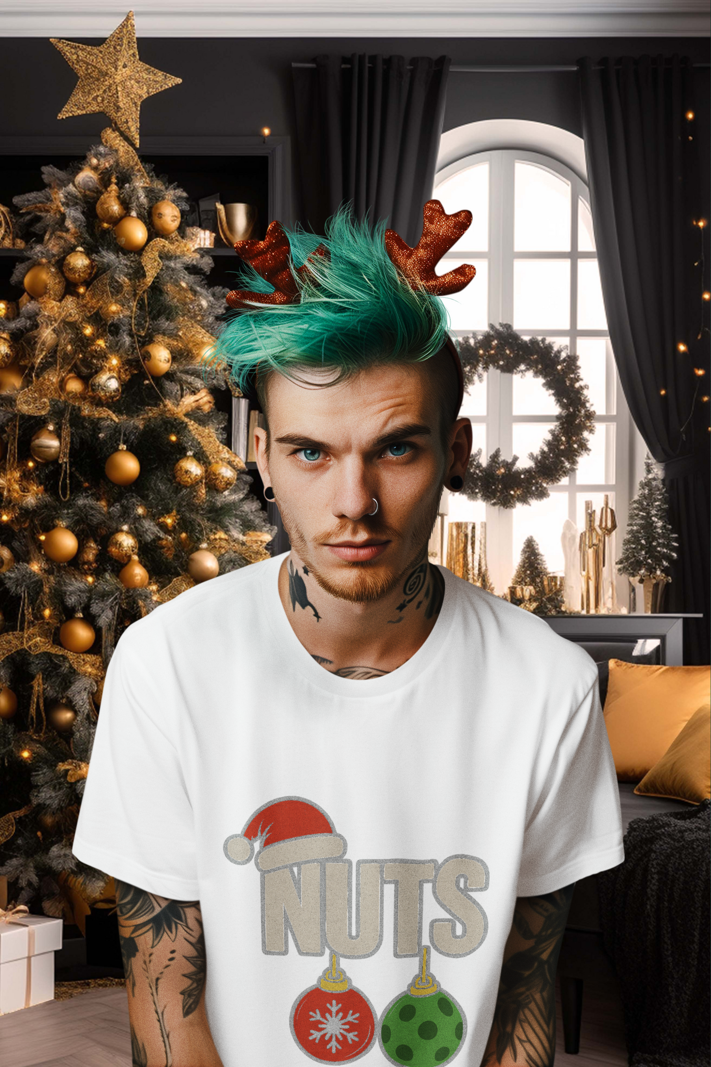 Nuts Season Activated – Unisex Bold Holiday Graphic Tee