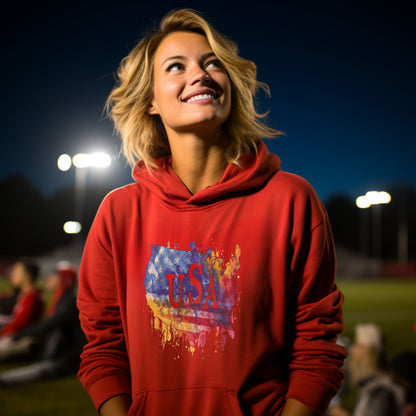 USA Themed Hoodie for Outdoor or Casual Product