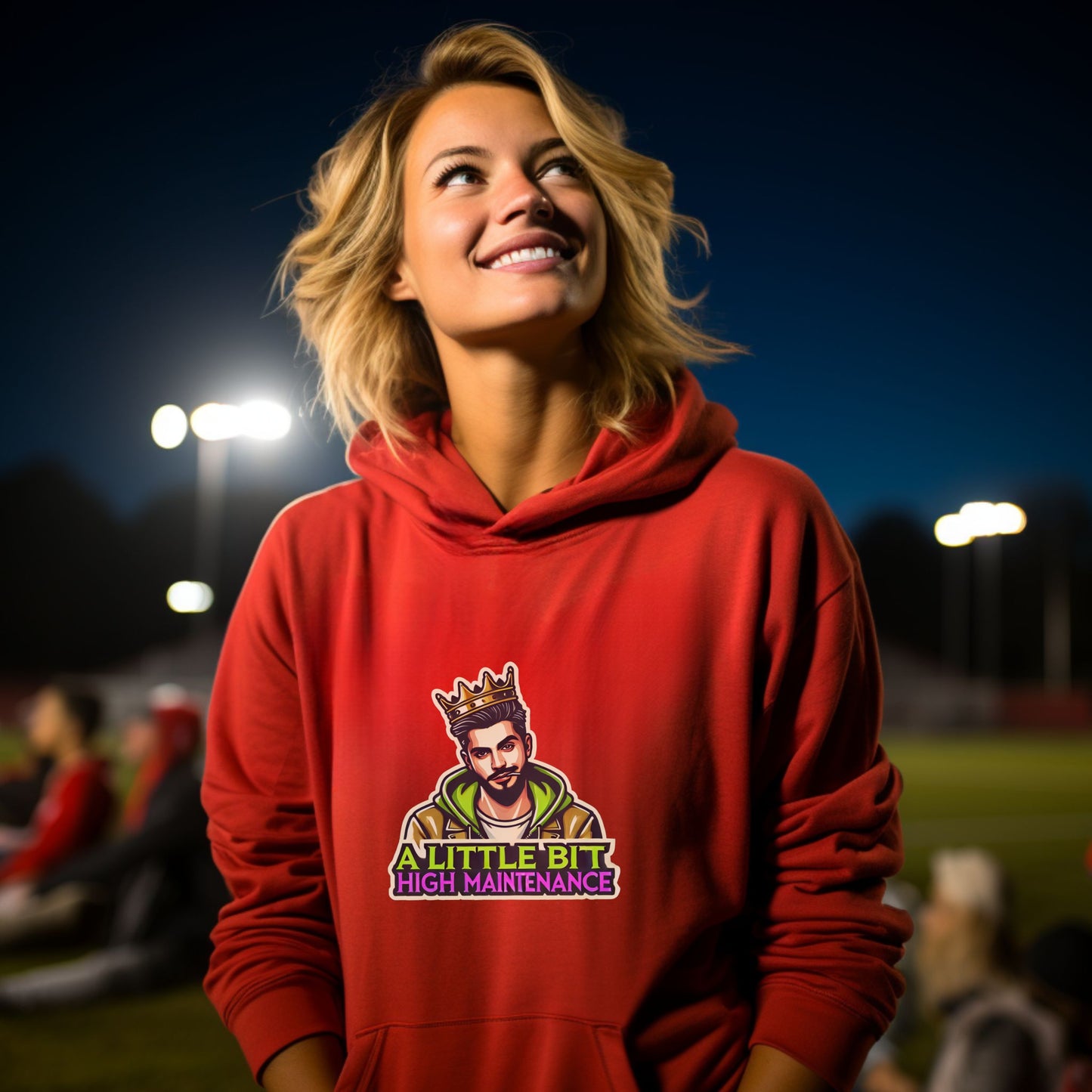 A Little Bit High Maintenance Graphic Hoodie product