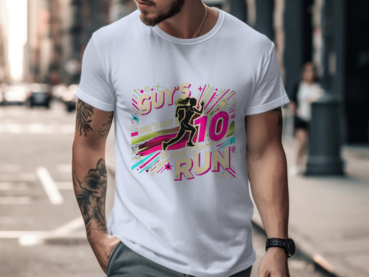 Guys Run She's Not 10 She Can't Run Graphic T-shirt product
