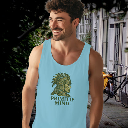 Stylish PrimitiF Mind Graphic Design Tank Top product