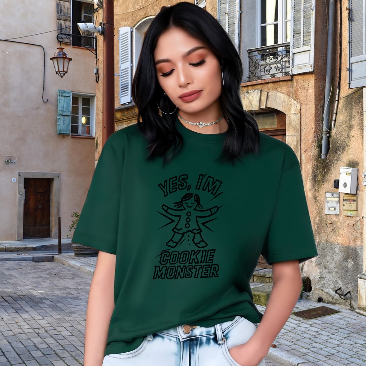 Yes I'm Cookie Monster Graphic Tee product type