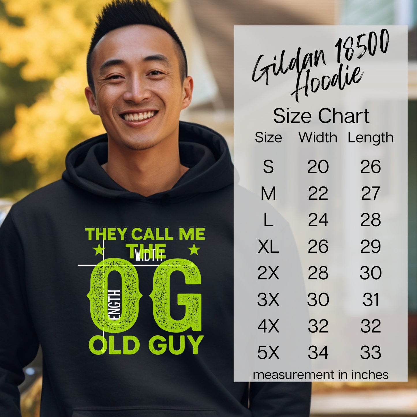 They Call Me OG Old Guy Hoodie