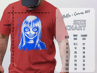 Horror Graphic Tee with Eerie Character Design