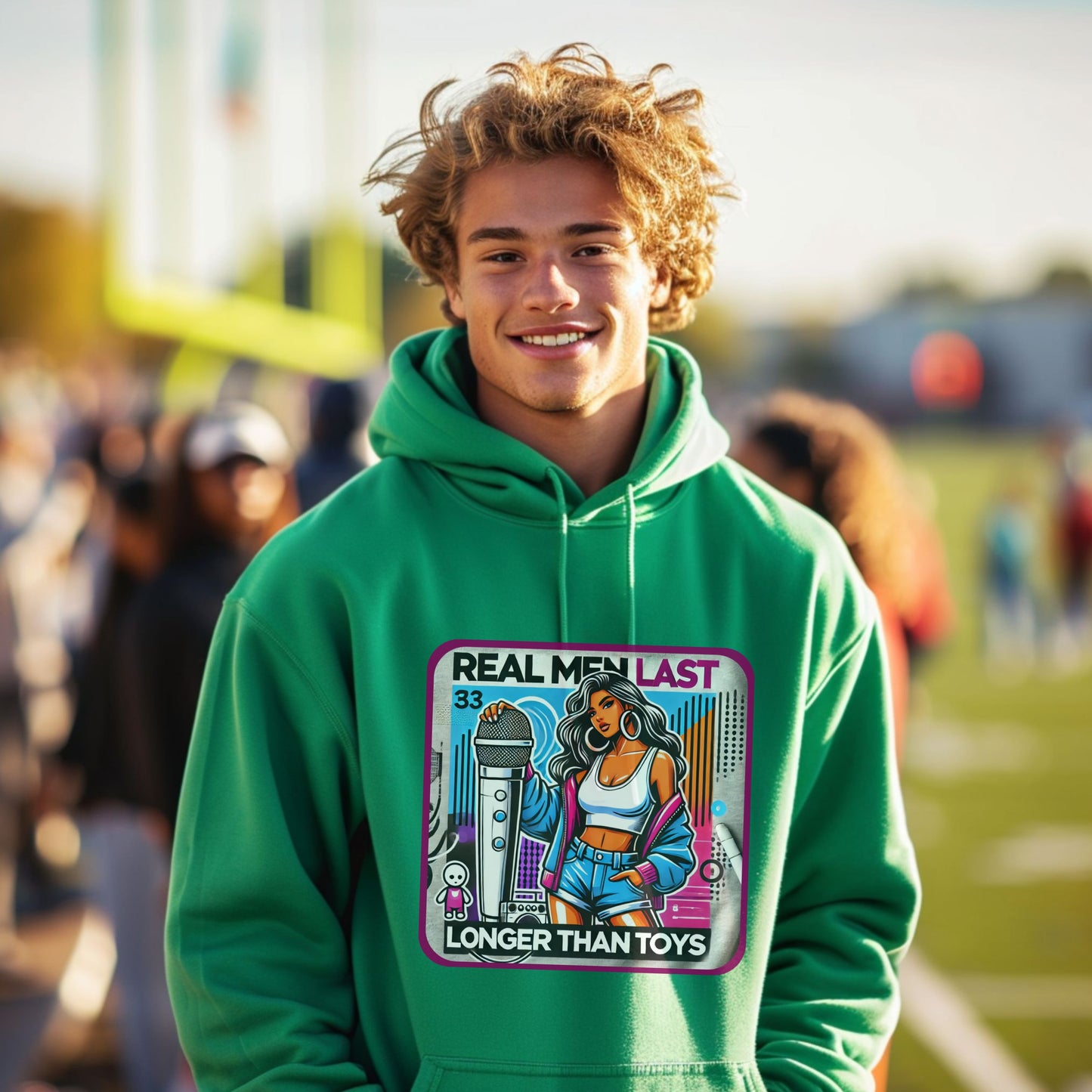 Real Men Last Longer Than Toys Hoodie product