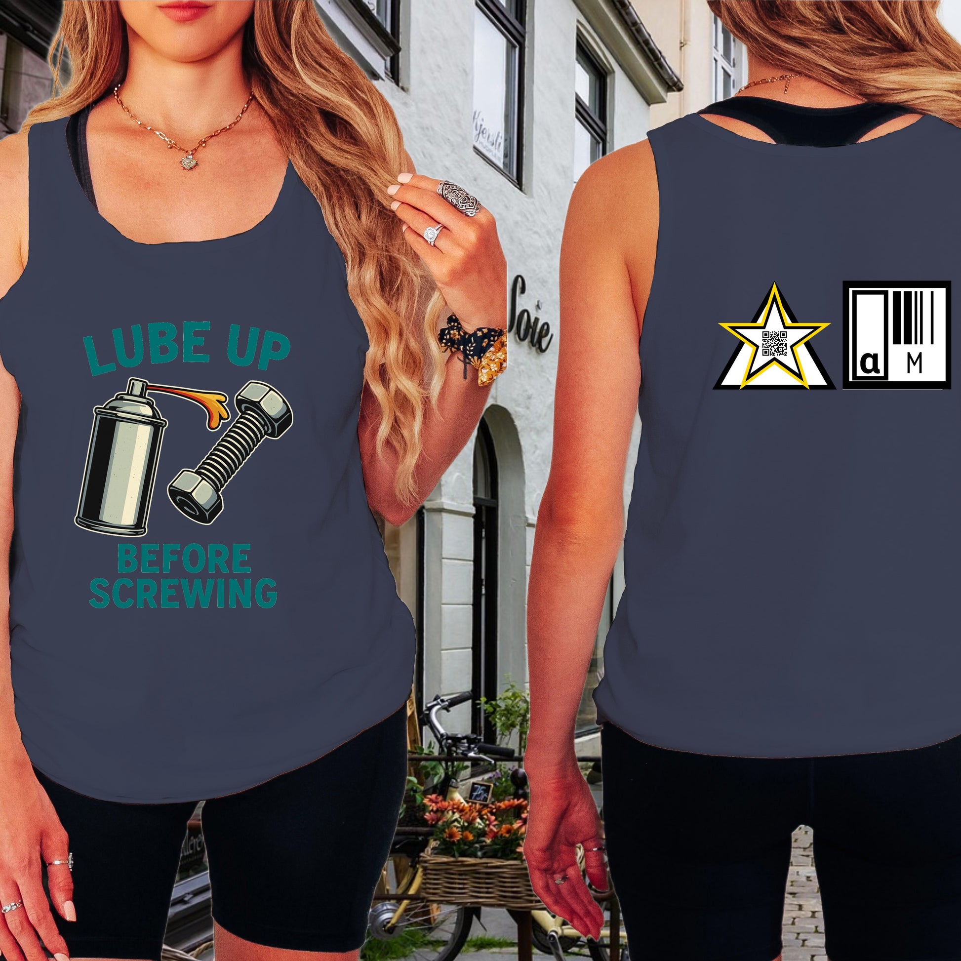 Lube Up Before Screwing Graphic Tank Top product