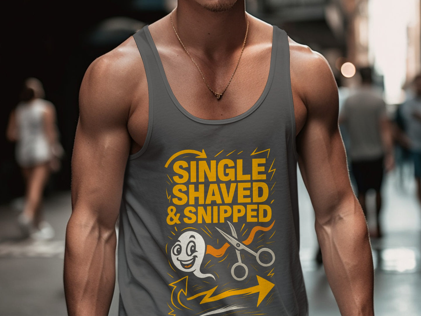 Single Shaved and Snipped Tank Top Product Type